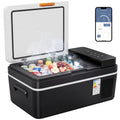 Kompressor Kühlbox 20L -20℃-20℃ Elektrische Kühlbox mit APP-Steuerung LED-Leuchten USB Anschluss Batterieschutz