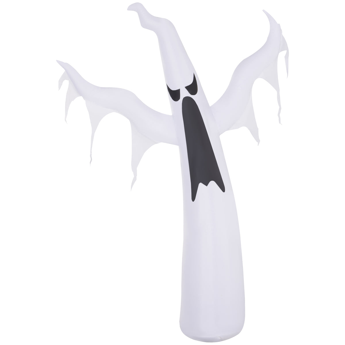 Halloween aufblasbares Gespenst 1,8 m Dekoration mit LEDs IP44 Selbstaufblasender Polyester Weiß 130 x 30 x 180 cm