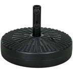 29kg Water/Sand Filled Rattan-Effect Parasol Base