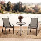 Three-Piece Outdoor Garden Set - Black
