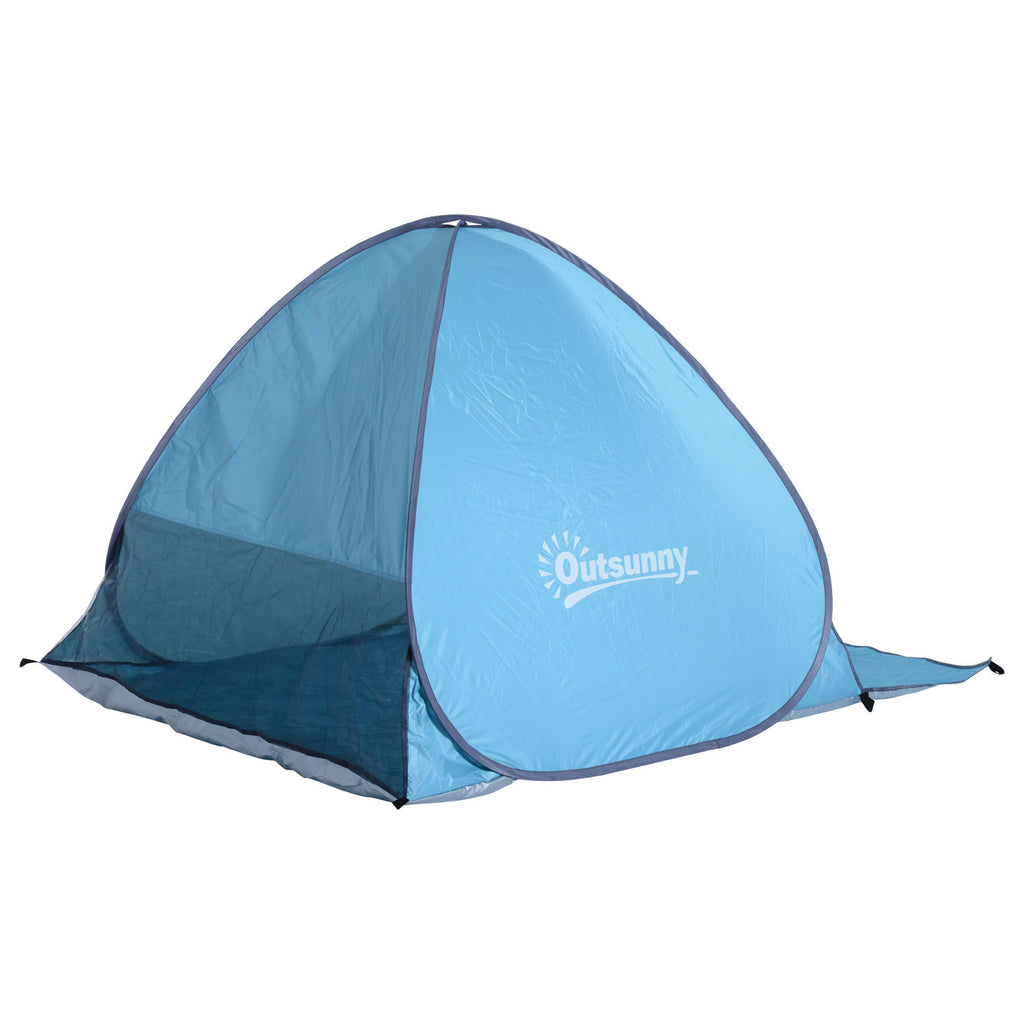 2 Person Pop Up UV Shelter Shade-Blue