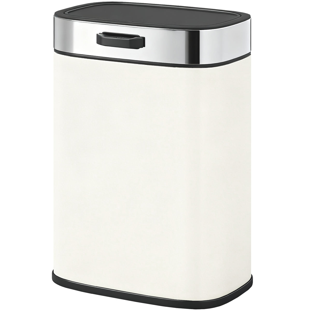 5 L M¨¹lleimer, freistehend oder h?ngend platzierbar, Edelstahl, Cremewei?