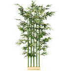 K¨¹nstlicher Bambus, Kunstpflanze, Dekopflanze, echtes Aussehen, pflegeleicht, f¨¹r den Hausgebrauch, 180 cm hoch, Gr¨¹n