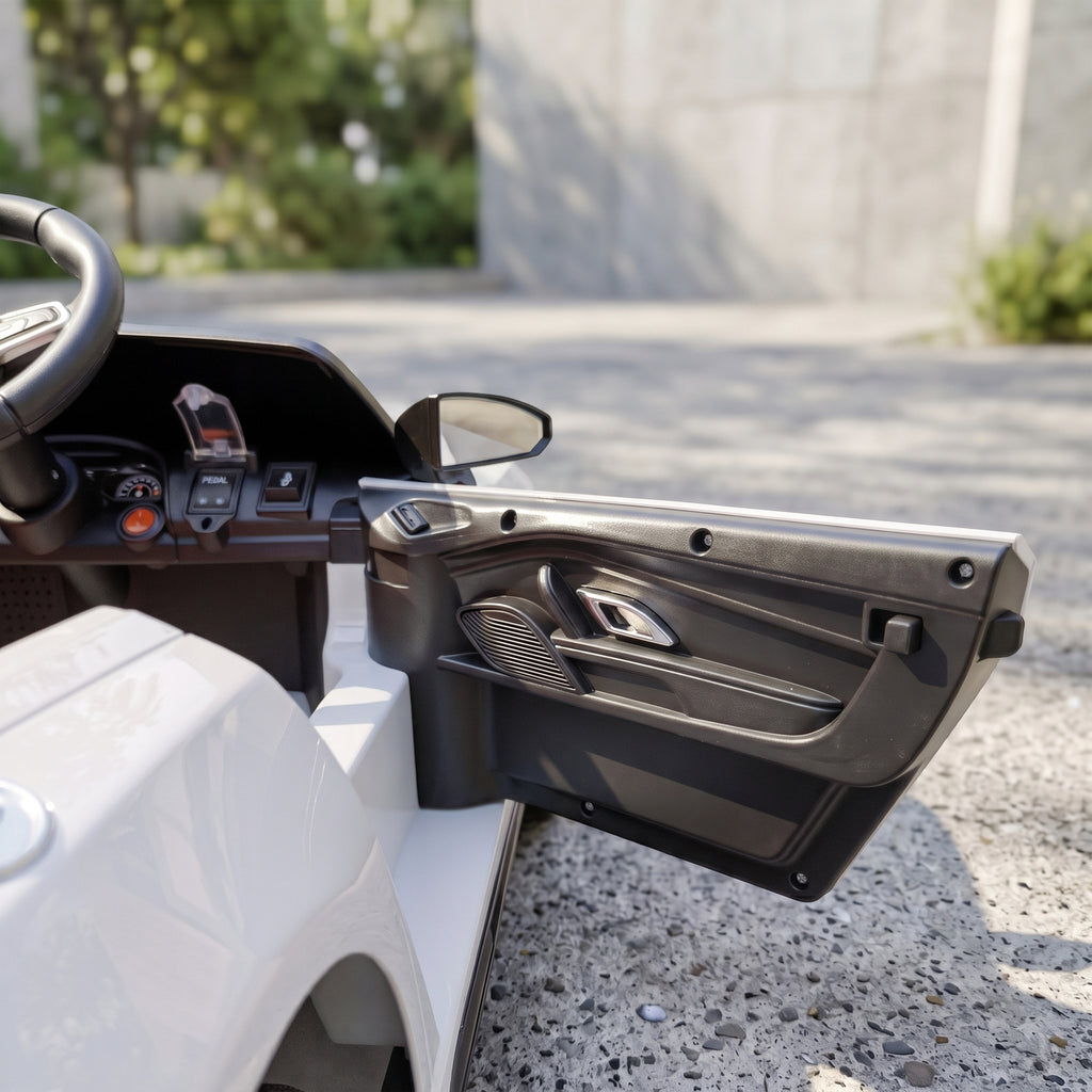 Kinder Elektroauto Audi R8 12V Kinderauto Fernbedienung Weiß