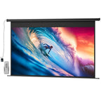 Beamer-Leinwand Elektrisch 266 x 149 cm 16:9, Metall Schwarz