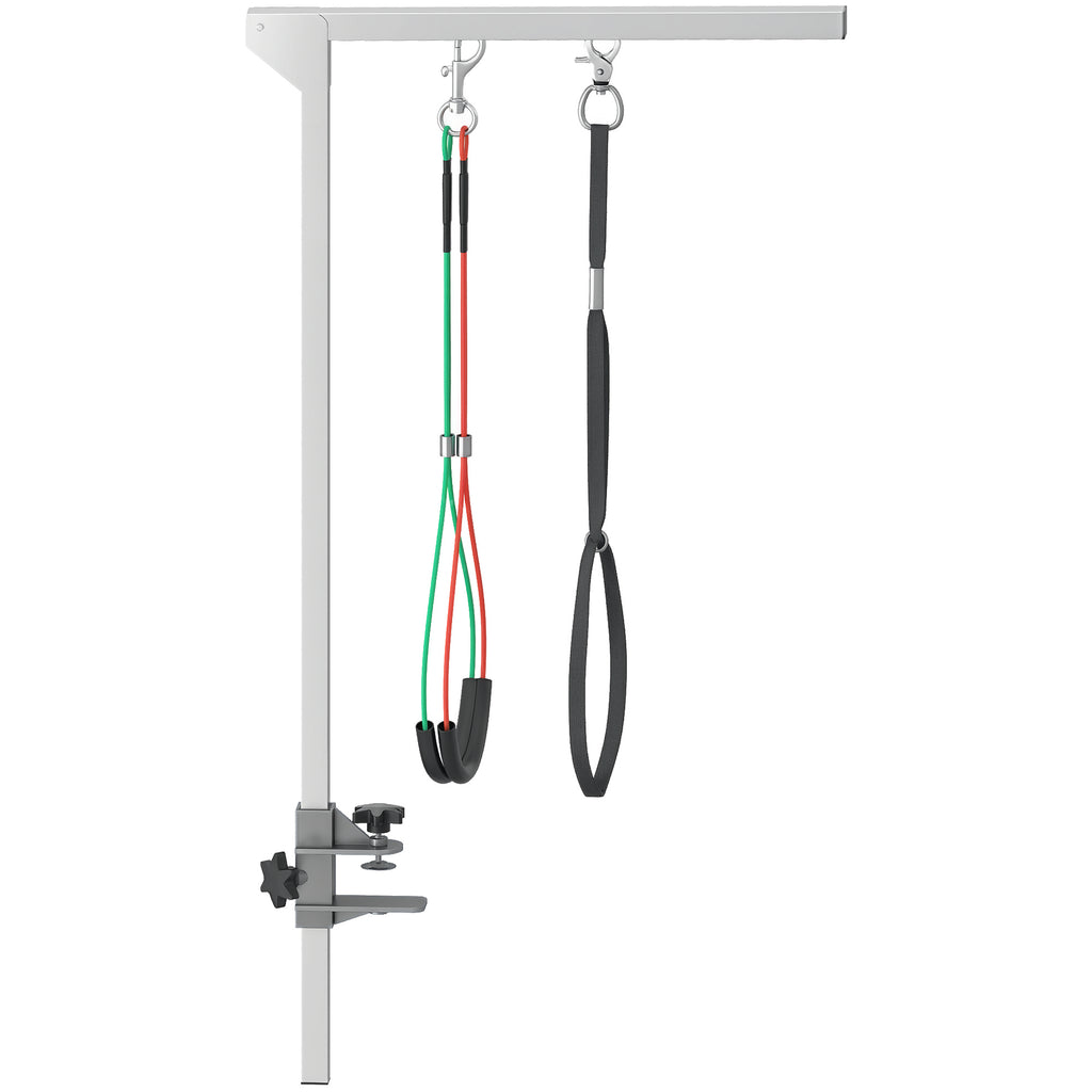 Haustierfrisiertisch Frisiertisch für Haustiere, höhenverstellbar, 36  x 8 x 74 cm, Silber