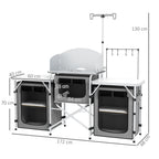 Multi-Storage Portable Camping Kitchen, with Carry Bag