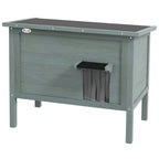 Feral Cat House, Wooden Insulated with Removable Floor, Water-Resistant Openable Roof - Charcoal Grey