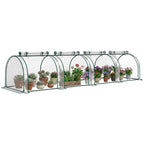 395 x 100 cm Low Tunnel Greenhouse - Clear