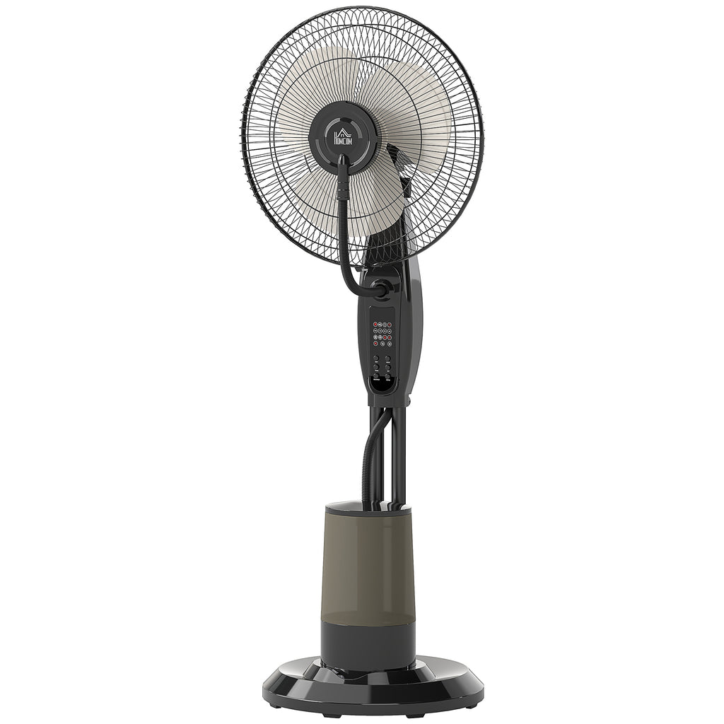 Ventilator, Nebelventilator, 3 Geschwindigkeiten, Timer, Luftbefeuchter, Schwarz