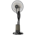 Ventilator, Nebelventilator, 3 Geschwindigkeiten, Timer, Luftbefeuchter, Schwarz