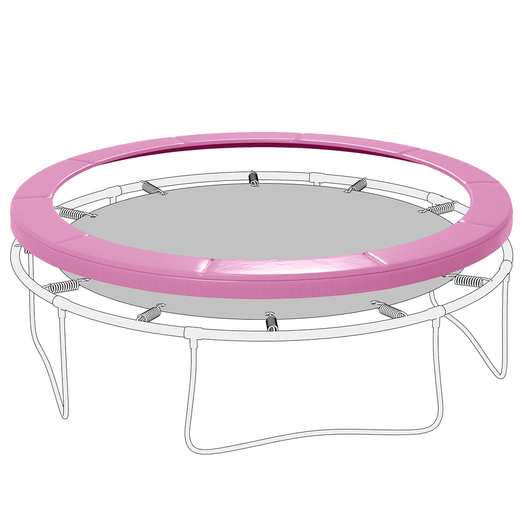 Ersatz-Randabdeckung für Trampoline, wasserfest, reißfest, Ø305 cm, Rosa