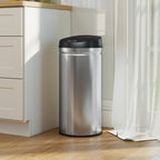 42 Liter Sensor-M¨¹lleimer mit Soft-Close-Funktion, ber¨¹hrungsfreier Abfalleimer aus Edelstahl f¨¹r hygienische K¨¹chen