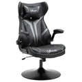  Gaming Stuhl ergonomischer Gamer Stuhl mit Kopfst¨¹tze und h?henverstellbar Gamingstuhl B¨¹rostuhl mit Wippfunktion Schwarz+Grau