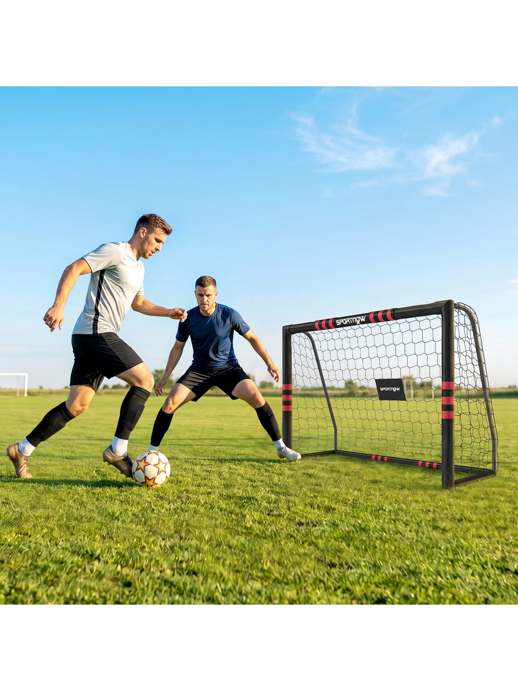 Fußballtor für Garten Groß 180 x 120 cm Jugendliche & Erwachsene