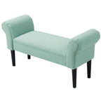 Gepolsterte Sitzbank f¨¹r Schlafzimmer und Flur, bis 130 kg belastbar, 102 x 36 x 51 cm, Gr¨¹n