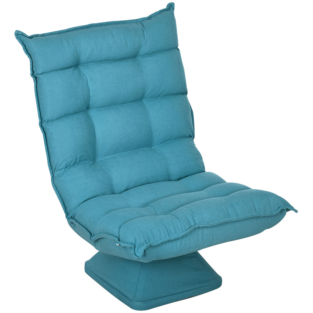 Relaxsessel Lesesessel, drehbar, 62 cm x 70 cm x 95 cm, Blau