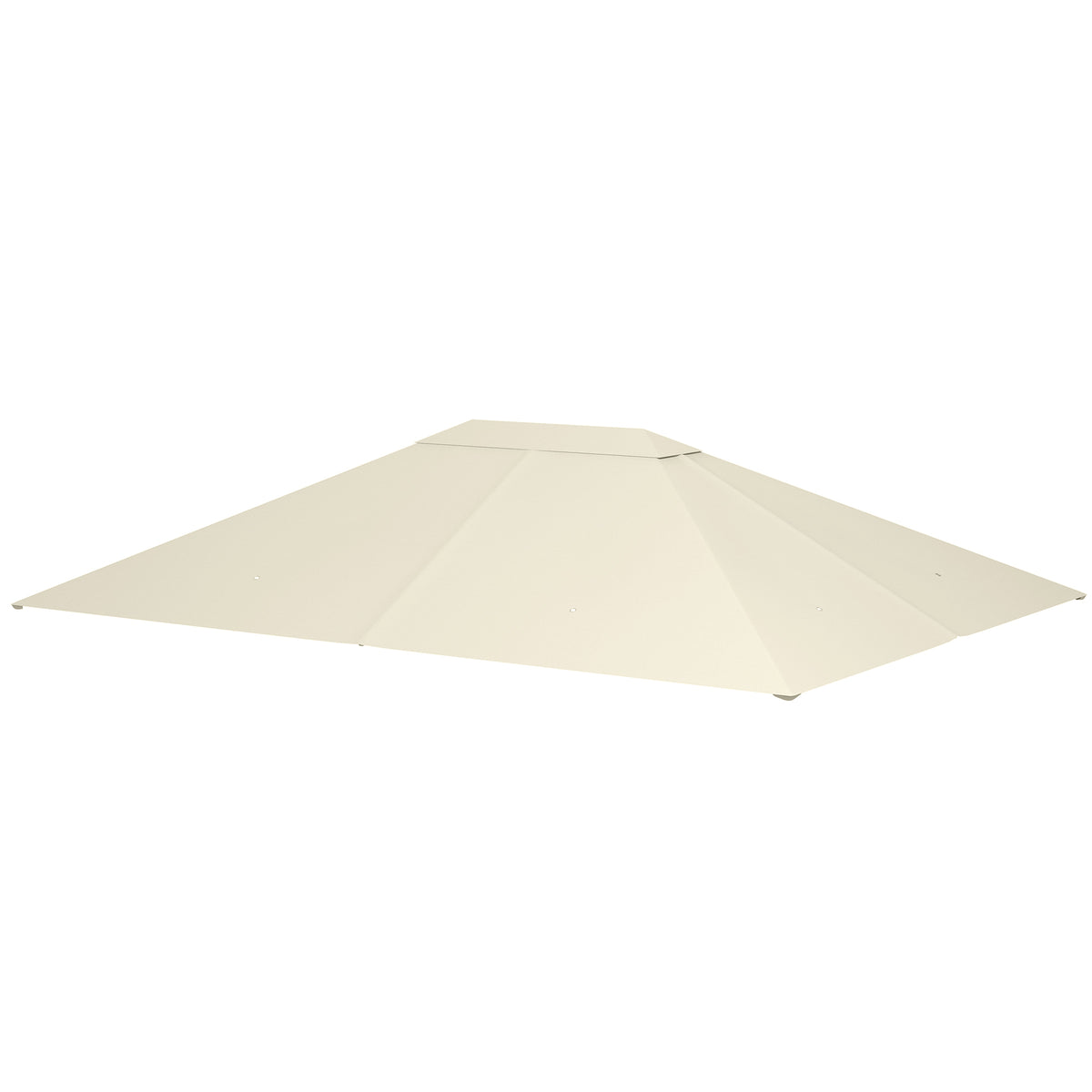 3 x 4m Gazebo Canopy Replacement Cover, Gazebo Roof Replacement (TOP COVER ONLY), Cream White