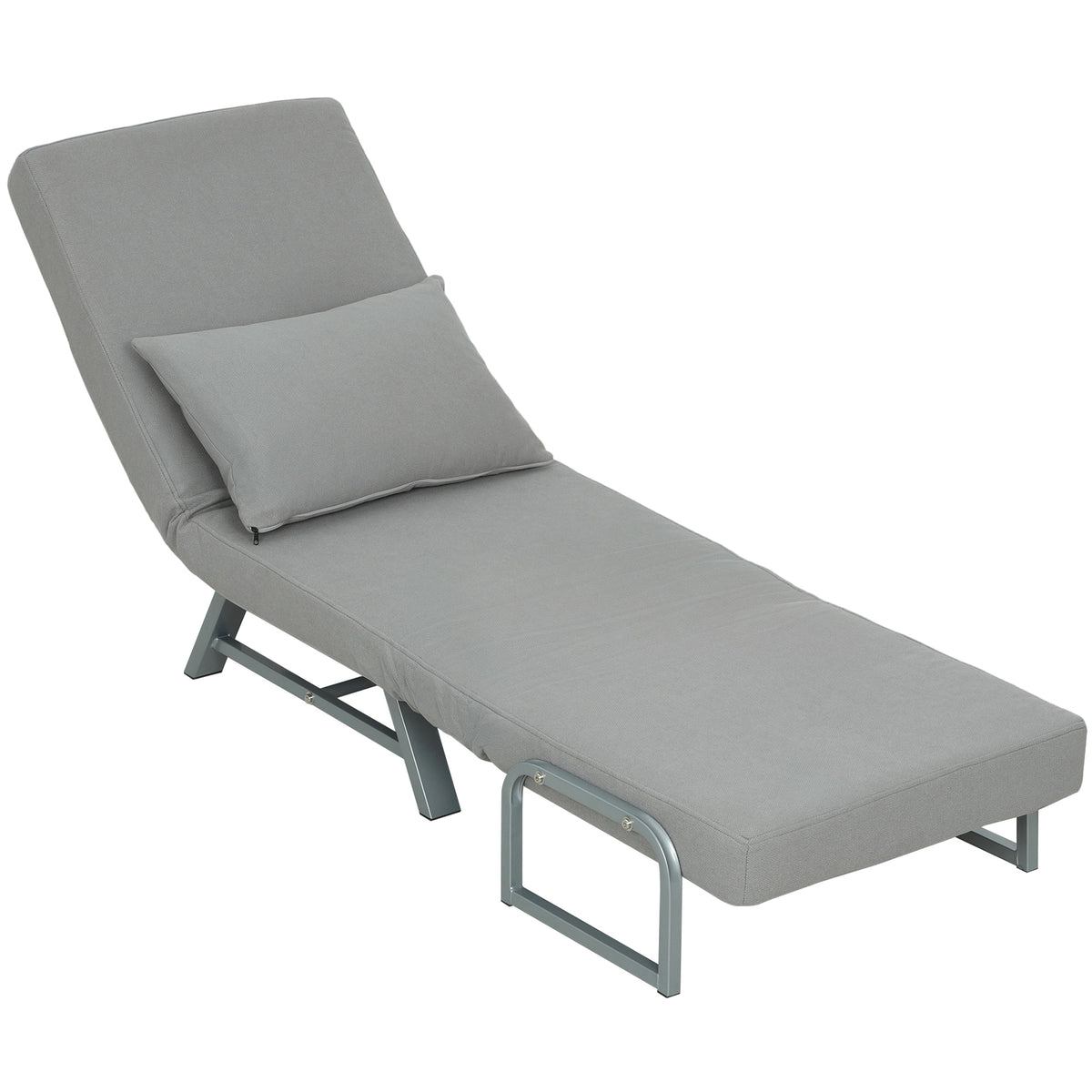 Schlafsessel, Polstersessel, zum G?stebett umwandelbar, ergonomisch, Hellgrau