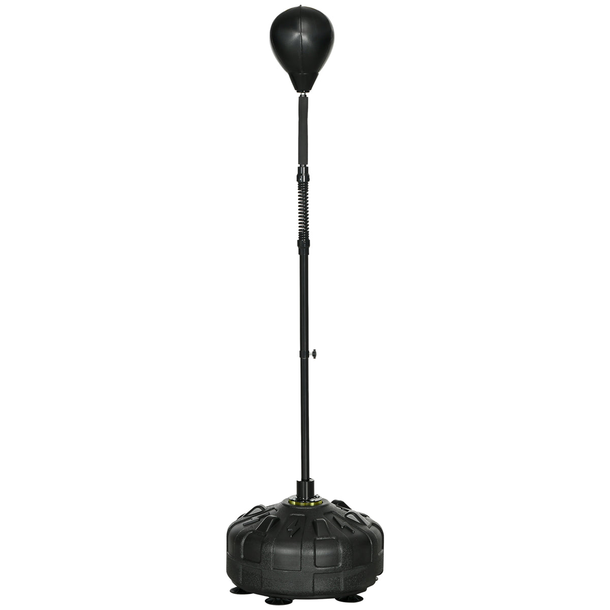 Punchingball, Boxständer, höhenverstellbar 145-180 cm, befüllbare Basis, Schwarz