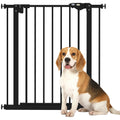 Adjustable Safety Gate w/ One Extensions, Four Adjustable Screws, Black
