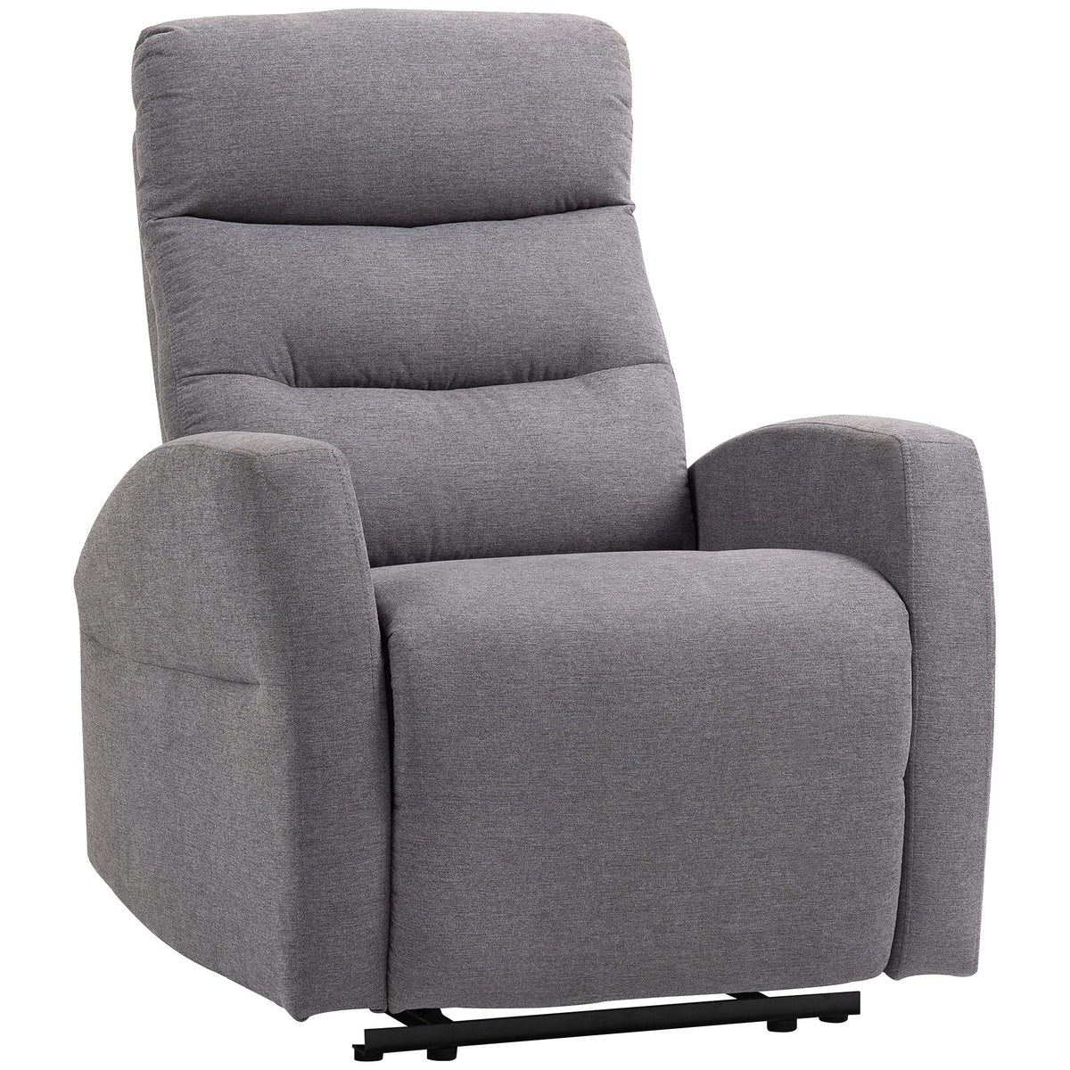 Verstellbarer Relaxsessel mit Fu?st¨¹tze, Moderner Polstersessel, Dunkelgrau