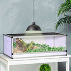 Terrarium für Reptilie Acrylterrarium Fütterungsbox 120 x 40 x 40 cm für Amphibien, Insekten, Schnecken, Springspinne