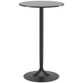Bartisch Stehtisch, Tisch für 2 Personen, 60 x 60 x 102 cm, Schwarz