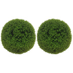 2er-Set Buchsbaumkugel, K¨¹nstliche Pflanzen, Zimmerpflanze mit UV-Schutz, Deko-Pflanze, f¨¹r Indoor, Outdoor, Gr¨¹n