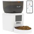 Automatischer Katzenfutterautomat, 2,4G WLAN, 4L, App-Steuerung, 1–10 Mahlzeiten, 10s Futterruf