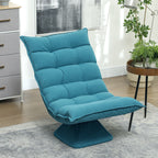 Relaxsessel Lesesessel, drehbar, 62 cm x 70 cm x 95 cm, Blau
