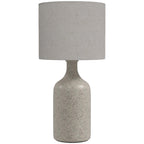 Tischlampe Tischleuchte Vintage Keramiksockel Sandfarben+Beige