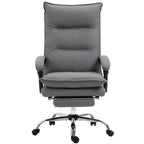 B¨¹rostuhl mit Massagefunktion, Heizfunktion, Fernbedienung, ausfahrbare Fu?st¨¹tze, neigbar, grau