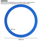 Ersatz-Randabdeckung für Trampoline, wasserfest, reißfest, Ø366 cm, Blau
