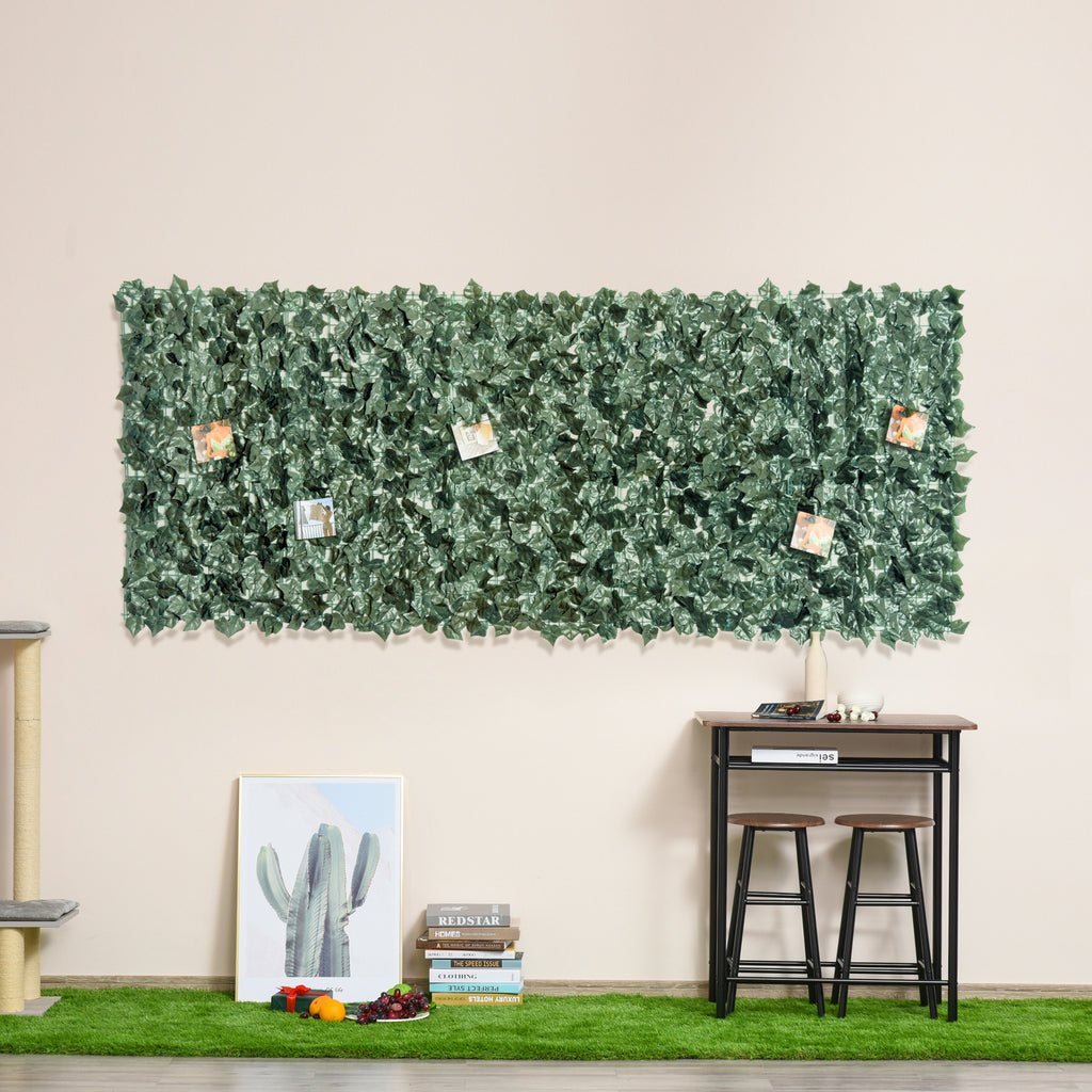240 cm Artificial Leaf Screen - Green