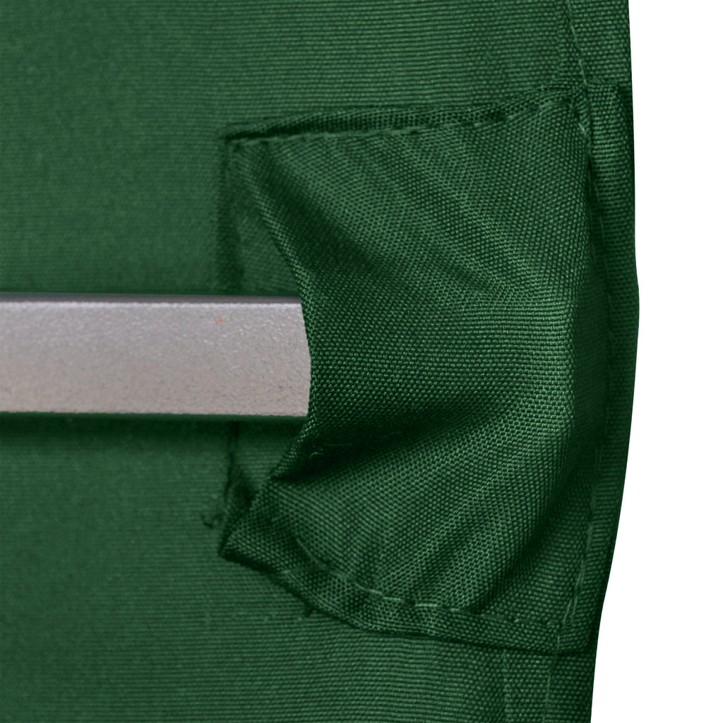 Ersatzdach für Gartenpavillon, 8 Wasserabflusslöcher, einfache Montage, Polyester, grün, 2,98 x 2,98 m