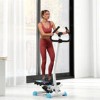 Twister Stepper, Step Machine with Adjustable Resistance, LCD Screen - Blue