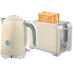 Wasserkocher- und Toaster-Set, 2200W, 7 Br?unungsstufen, versch. Funktionen, Creme