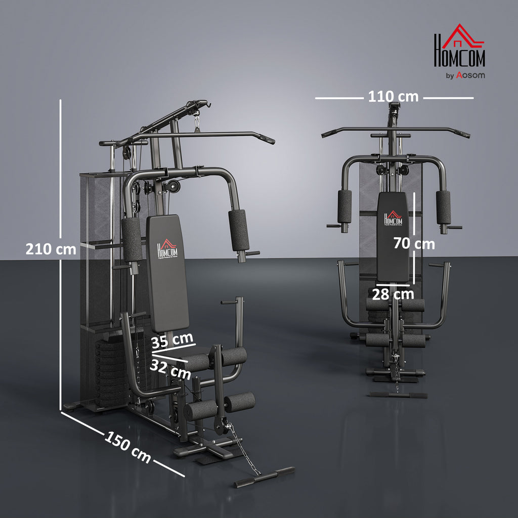 Multifunction Home Gym Weight Training Workout Station Fitness Strength Machine
