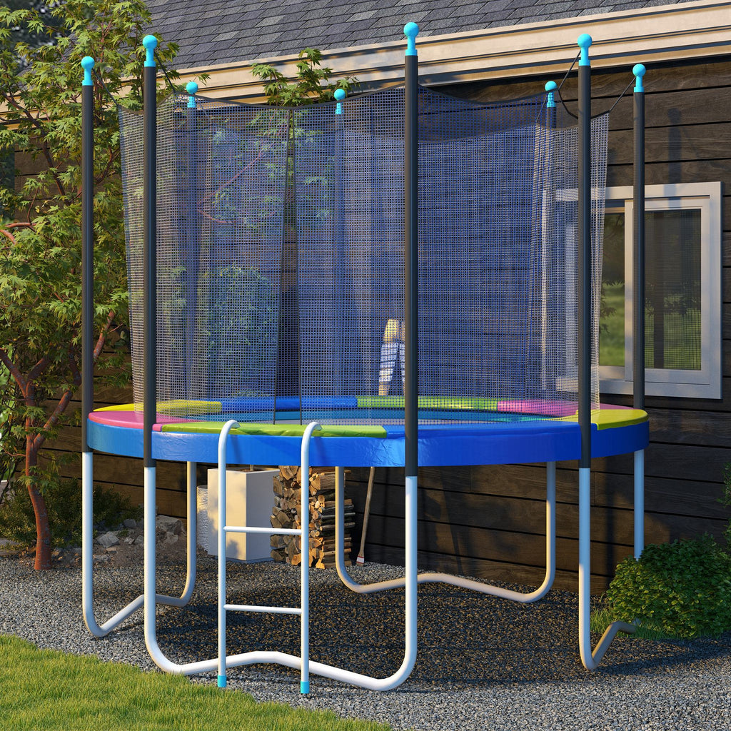 Ersatz-Randabdeckung für Trampoline, wasserfest, reißfest, Ø244 cm, bunt