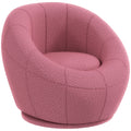 Kindersessel Kinderm?bel Kinderhocker, Teddy-Fleece, 60 cm x 56 cm x 48 cm, Rosa