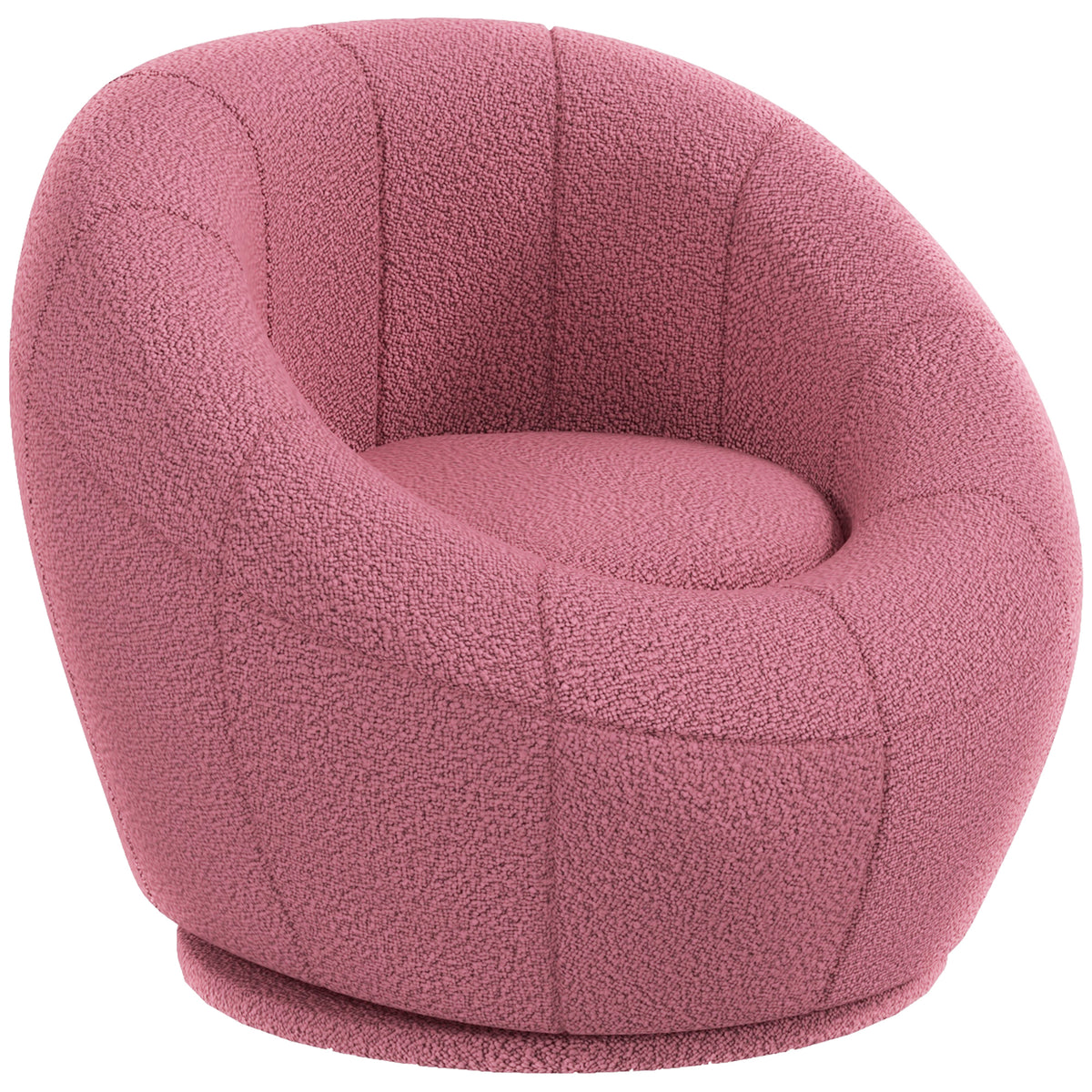 Kindersessel Kinderm?bel Kinderhocker, Teddy-Fleece, 60 cm x 56 cm x 48 cm, Rosa