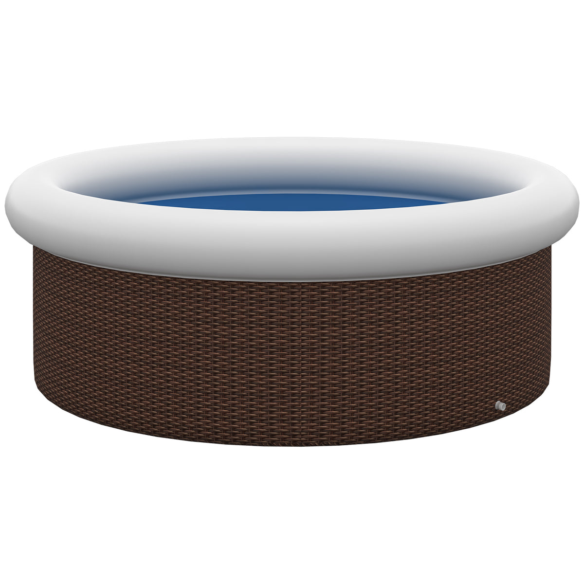 Aufblasbarer Pool, für 5 Personen, schneller Aufbau, robustes Material, braun, Ø300 x 76H cm