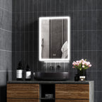 LED Mirror Bathroom Cabinet, with Shaver Socket