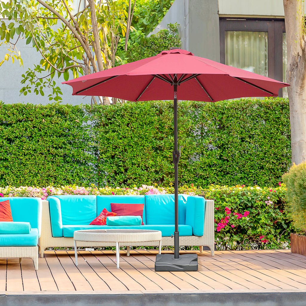 Sonnenschirmständer 20 kg Schirmständer für Sonnenschirm Schirmstangen 32/38/48 mm Sonnenschirmfuß für Garten Terrasse Balkon Zement 41,5 x 41,5 Schwarz
