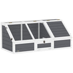 Schildkr?tenbox, Outdoor Schildkr?tengehege, bodenloses Design, leicht zu ?ffnen, Schildkr?tenhaus, Hellgrau