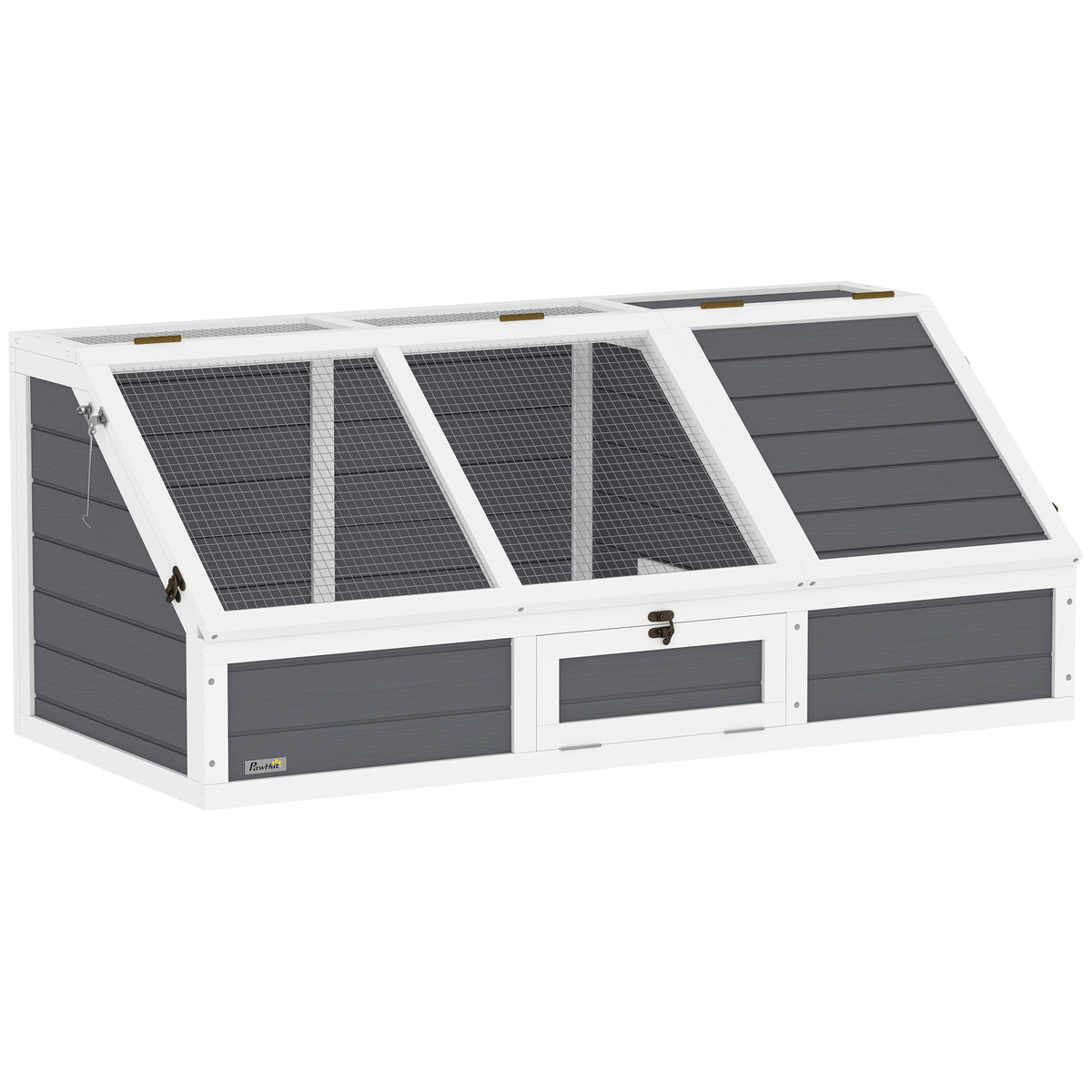 Schildkr?tenbox, Outdoor Schildkr?tengehege, bodenloses Design, leicht zu ?ffnen, Schildkr?tenhaus, Hellgrau