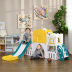 9-in-1 Toddler Slide for Ages 1-3 Years with Basketball Hoop