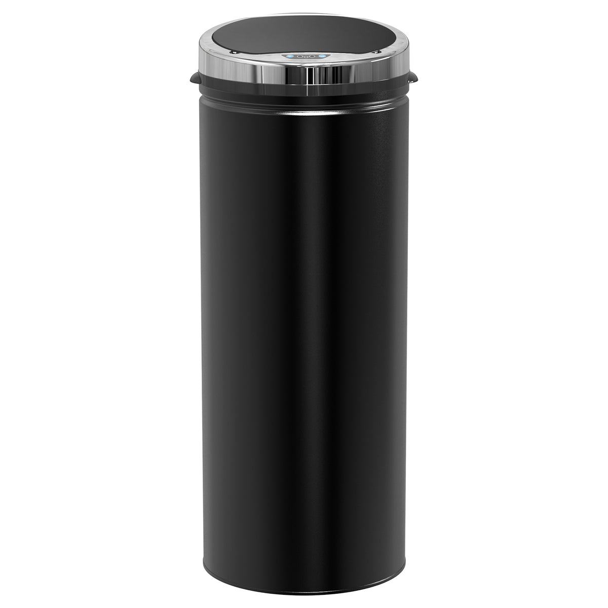 Abfalleimer mit Bewegungssensor, rostfreier Stahl, 30,5 cm x 30,5 cm x 81,5 cm, Schwarz