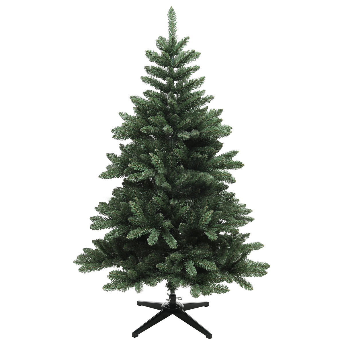 Weihnachtsbaum, Nordmanntanne, naturgetreu, breit & üppig, 150 x Φ100 cm, Grün